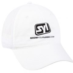 Platinum Series Washed Cotton Cap - White