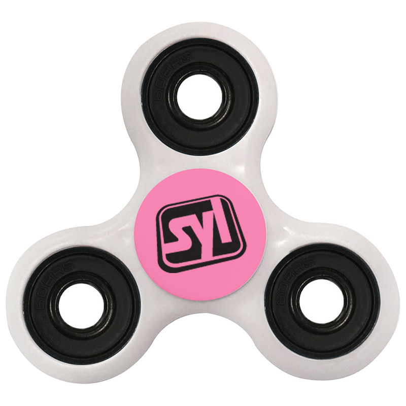 Fidget Spinner - White And Pink