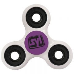 Fidget Spinner - White And Purple