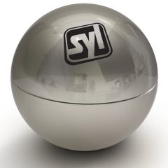 Metallic Lip Balm Ball - Silver