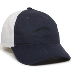 Platinum Series Washed Cotton Cap - fwt-130-true-navy-white-1_1webp