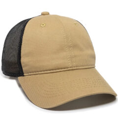 Platinum Series Washed Cotton Cap - fwt-130_gold-black_02webp