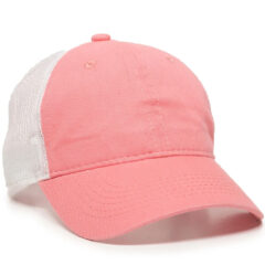 Platinum Series Washed Cotton Cap - fwt-130_melon-white_01webp