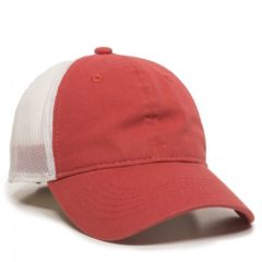 Platinum Series Washed Cotton Cap - fwt-130_nantucket-red-white_01