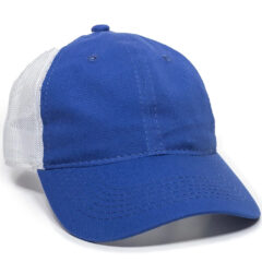 Platinum Series Washed Cotton Cap - fwt-130_royal-white_02bwebp