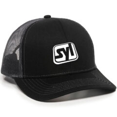 Mesh Back 6 Panel Cap - mbw-600_black_charcoal_02webp