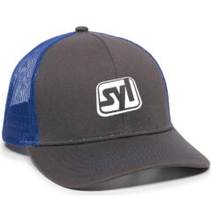 Mesh Back 6 Panel Cap - mbw-600_charcoal_royal_02_1webp
