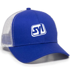 Mesh Back 6 Panel Cap - mbw-600_royal-white_02webp