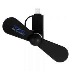 Mini USB Cellphone Fan - a3658-black