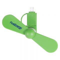 Mini USB Cellphone Fan - a3658-lime_green