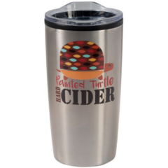 Color Splash Economy Stainless Steel Tumbler – 20 oz - ColorSplashEconomyStainlessSTeelTumbler20ozsilver