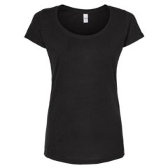 Tultex Women’s Poly-Rich Scoop Neck T-Shirt - 100855_f_fm