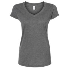 Tultex Women’s Poly-Rich V-Neck T-Shirt - 100927_f_fm