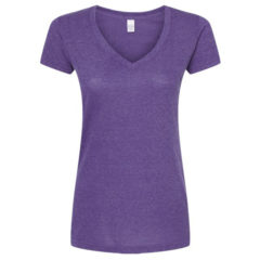 Tultex Women’s Poly-Rich V-Neck T-Shirt - 100928_f_fm