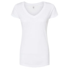 Tultex Women’s Poly-Rich V-Neck T-Shirt - 100931_f_fm