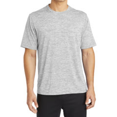 Sport-Tek® PosiCharge® Electric Heather Tee - 8057-SilverElectrc-1-ST390SilverElectrcModelFront1-1200W