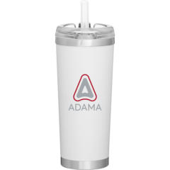 Brooklyn Stainless Double Wall Tumbler – 24 oz - Brooklyn Stainless Double Wall Tumbler 8211 24 oz-White