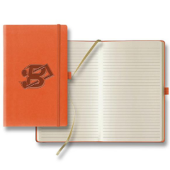 Castelli Tucson Medium Lined Ivory Page Journal - CastelliTucsonMediumLinedIvoryPageJournalOrange