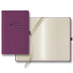 Castelli Tucson Medium Lined Ivory Page Journal - CastelliTucsonMediumLinedIvoryPageJournalPurple