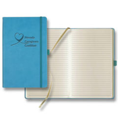 Castelli Tucson Medium Lined Ivory Page Journal - CastelliTucsonMediumLinedIvoryPageJournalSkyBlue