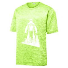 Sport-Tek® PosiCharge® Electric Heather Tee - a3713LimeShockEl