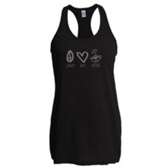 Tultex 190 / Ladies’ Slim Fit Poly-Rich Blend Racerback Tank - a3734Black