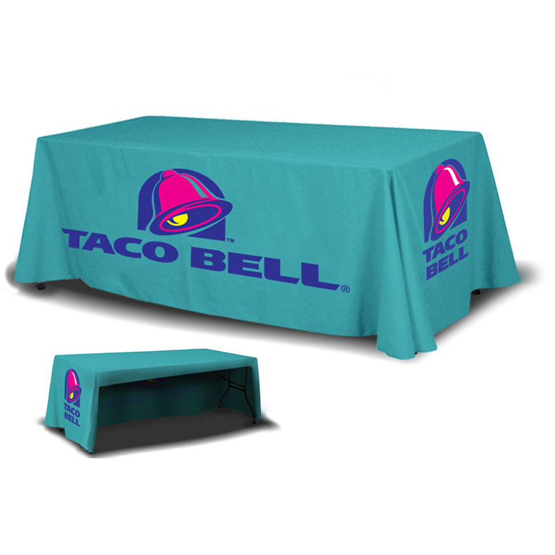 8-Foot Dye Sublimated Table Cover – 3 Sides - a3749FCD