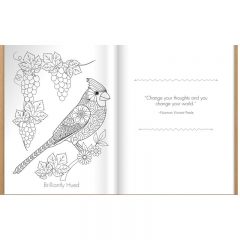 Color Meditations Birds Adult Coloring Book - A3897Inside