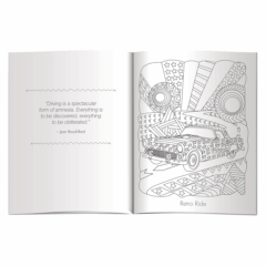 Color Comfort – Driven to Dream – Cars Adult Coloring Book - A3898 8211 pages