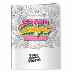Color Comfort – Breast Cancer Awareness – Hues of Healing Adult Coloring Book - A3899 8211 front