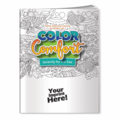 Color Comfort - Serenity by the Sea - Sea Shells and Beaches Adult Coloring Book
