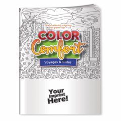 Color Comfort - U.S. Landmarks - Voyages and Vistas Adult Coloring Book