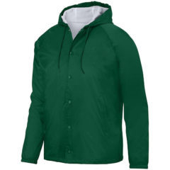Augusta Sportswear Hooded Coach’s Jacket - AUVYH-NIVCL-240215240