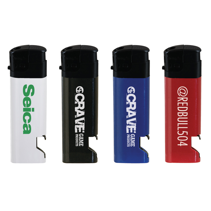 Electronic Lighter with Bottle Opener - L-ELECTRON-NV