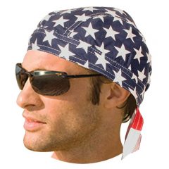 Unlined Hav-A-Danna Headwear - a3780AmericanFlag