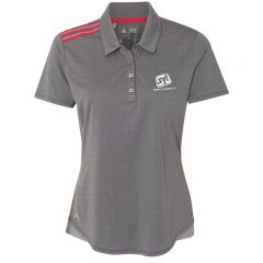 Adidas Women’s Climacool 3-Stripes Shoulder Polo - a3794Grey