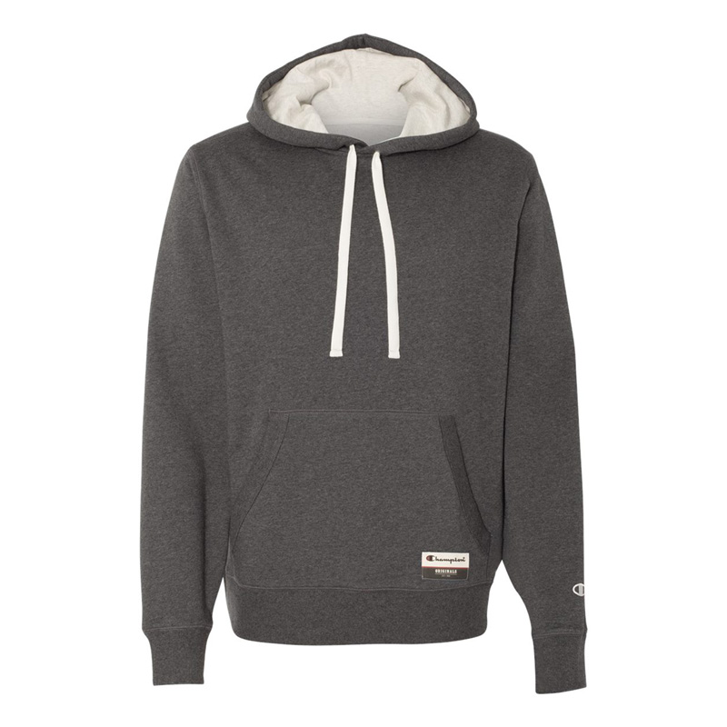 champion men's authentic originals sueded pullover hoodie