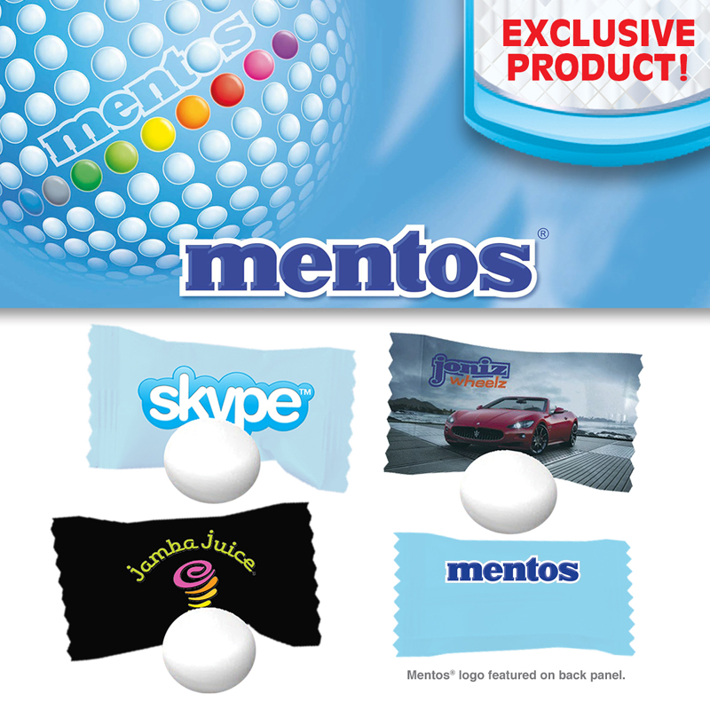 Individually Wrapped Mentos Mints - a3846