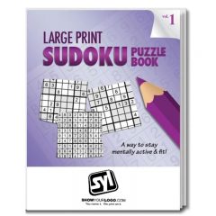 Large Print Sudoku Puzzle Book – Volume 1 - a3892