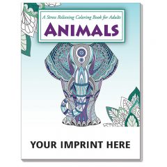 Animals Stress Relieving Coloring Book for Adults - a3893