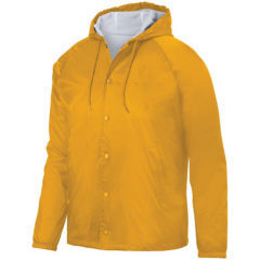 Augusta Sportswear Hooded Coach’s Jacket - gold-240215240