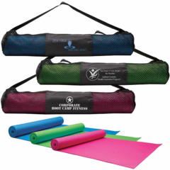 Yoga Fitness Mat & Carrying Case - groupyogamats