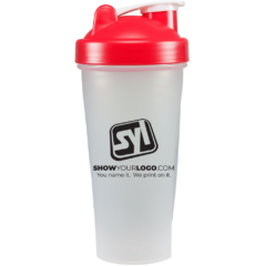 Shaker Bottle – 24 oz - shakercupfrostred