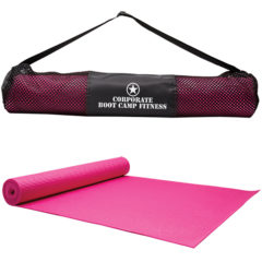 Yoga Fitness Mat & Carrying Case - t3
