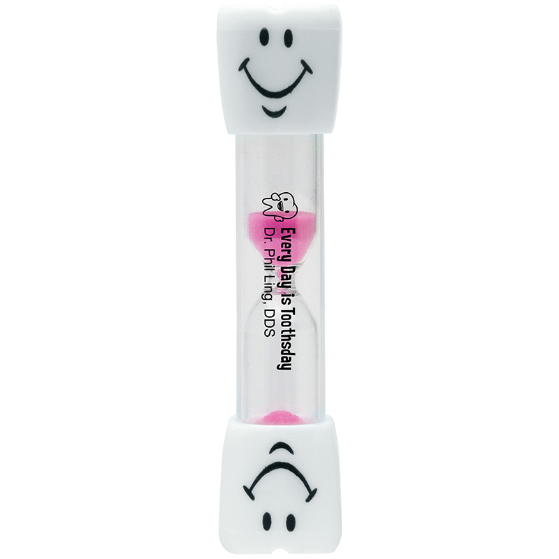 3 Minute Toothbrush Sand Timer - toothbrushtimerpink