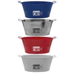 Galvanized Metal Tub – 15 Quart - tubgroup