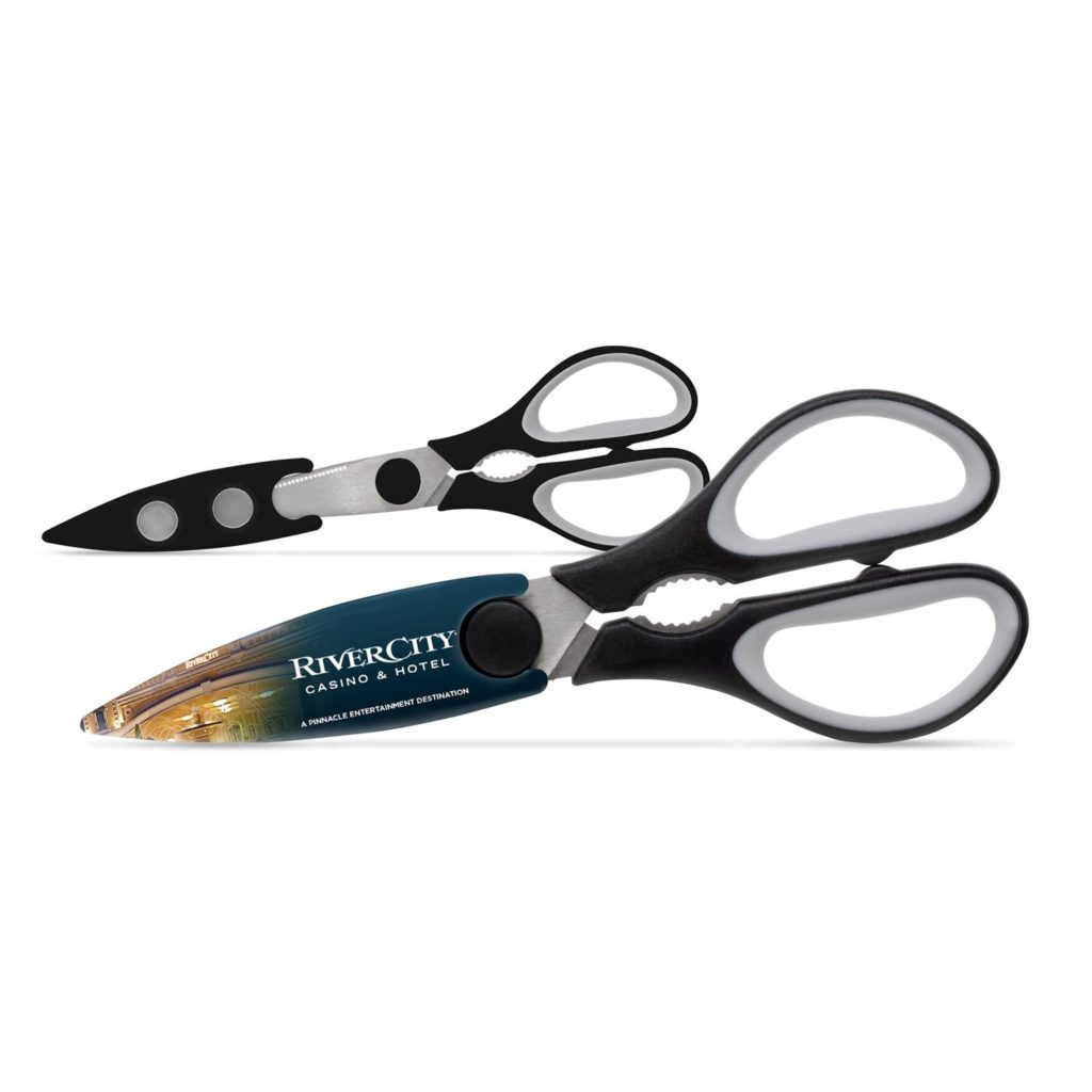 Utility Scissors with Magnetic Holder - 2024_Black_18134