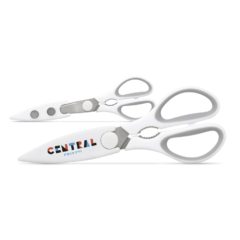 Utility Scissors with Magnetic Holder - 2024_White_18132