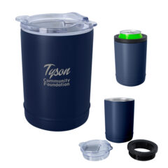 Copper Insulated Beverage Holder and Tumbler – 2-in-1 - 5613_NAV_Laser
