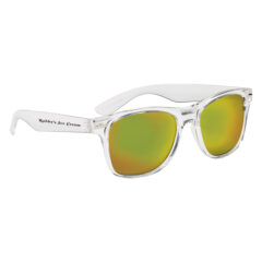 Crystalline Mirrored Malibu Sunglasses - 6207_CLRYEL_Silkscreen